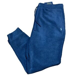 Ralph Lauren Polo Fleece Jogger Sweatpants Navy Heather Men’s Sz XXL NWT